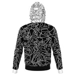 Mozaic Black & white Hoodie